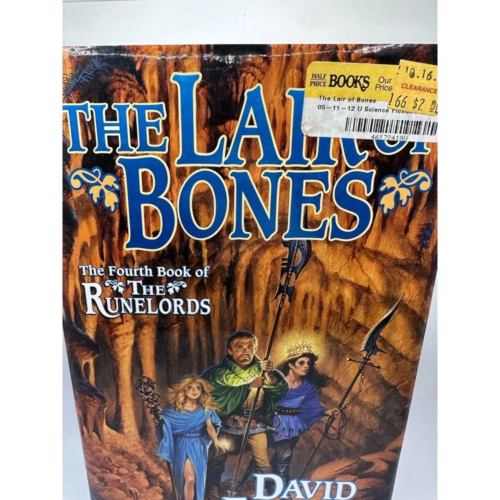 The Lair of Bones (Runelords Book 4) By David Farland (Hardcover, 2003), 1st Ed.